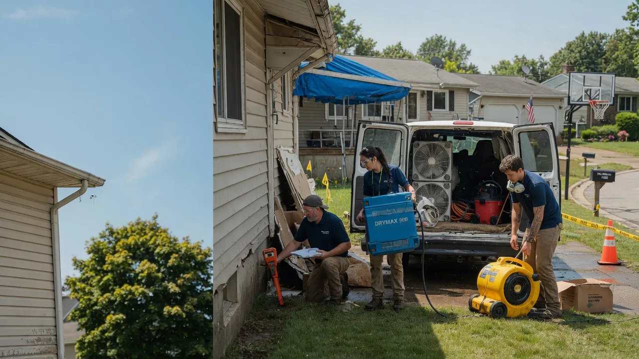 Ceiling Leak Cleanup in Bloomington, NE near me